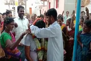 The villagers who married the couple in chitradurga