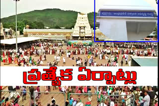 aptdc special arrangements for devotees visiting srivari darshan