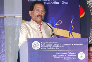 shripad naik on sports at goa