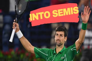 Dubai Championships semi-finals, Novak Djokovic