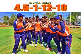 Kashvee Gautam of Chandigarh takes all 10 Wicket today against Arunachal Pradesh