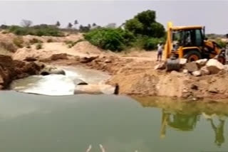 hole at handriniva canel at anantapur dst smondapalli mandal