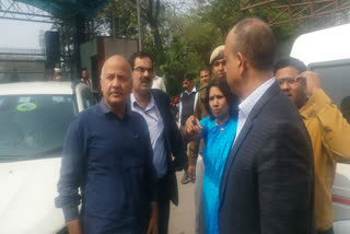 deputy cm manish sisodia inspected delhi voilence area