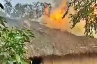 fire broke out is mayurbhanj