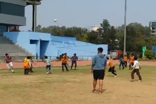 Mitra Foundation completed under-15 football trial at Tyagraj Stadium delhi