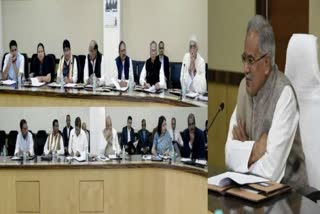 Cabinet meeting in CM House