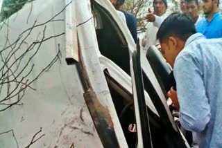 one men died and 5 injured in road accident in gohana