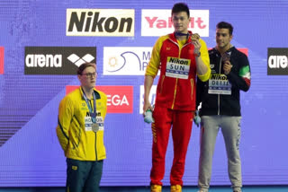 ಚಿನ್ನದ ಪದಕ ವಿಜೇತ ಈಜುಪಟುಗೆ 8 ವರ್ಷ ನಿಷೇಧ,Chinese swimmer Sun Yang banned for 8 years