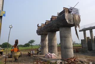 Unfinished overbridge