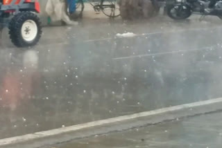 rain with Hailstone in gohana