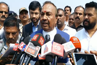 Minister Eshwarappa outrage against Siddaramaiah