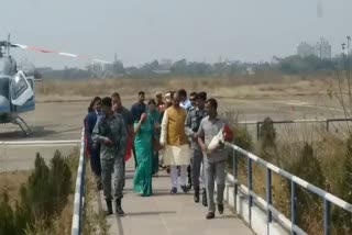 Smriti Irani reached Kota, केंद्रीय मंत्री स्मृति ईरानी, स्मृति ईरानी कोटा पहुंची