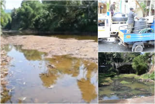 lack of water in meenachil river  farmers and natives are in crisis  meenachil river  മീനച്ചിലാറ്റില്‍ വെള്ളമില്ല  കർഷകരും നാട്ടുകാരും പ്രതിസന്ധിയിൽ  മീനച്ചിലാർ