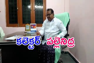 Collector_pallenidra in kanduru to know village development