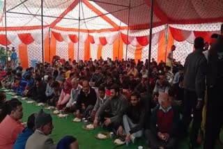 Hamipur police organized a langar