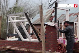 LAWDA demolishes illegal constructions around dal lake