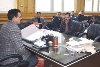 DC kinnaur held review meeting