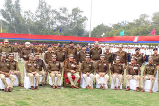 Delhi police commissioner Amulya Patnaik farewell in kingsway camp