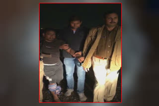 crook arrested in encounter wanted in murder and robbery Noida news