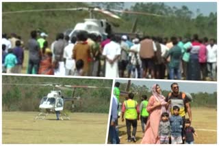 Helicopter service at munnar  ഡിടിപിസി  ഹെലികോപ്ടര്‍ സര്‍വീസ്  മൂന്നാര്‍  ഹെലികോപ്ടര്‍ സര്‍വീസ്  ബോബി ചെമ്മണ്ണൂര്‍