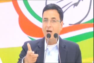 Randeep Surjewala targeted the BJP government at the Center