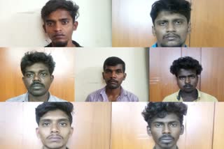 Fake key vehicle theft, 8 bike thief arrested in coimbatore, வாகனத் திருட்டில் ஈடுபட்ட 8 பேர் கைது