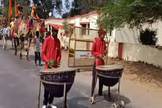 Sayin Baba's Kalash Yatra with gazelle in aagar