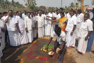 New Road construction in salem