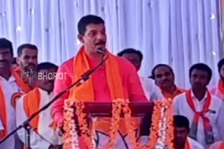 bjps-new-district-president-hk-suresh-oath-taking-in-hassan