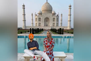 Ivanka Trump Reaction On Daljit Dosanjh, Daljit Dosanjh phototshoped picture with Ivanka Trump, इवांका ट्रम्पची दलजीत दोसांझच्या फोटोवर प्रतिक्रिया, Ivanka Trump viral memes, Ivanka Trump taj mahal viral memes, Ivanka Trump latest twit, Ivanka Trump on India Visit