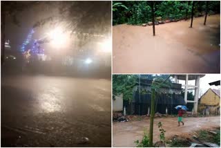 Rain in various districts of Karnataka