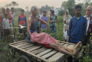 dead body of Rakhal Dhara