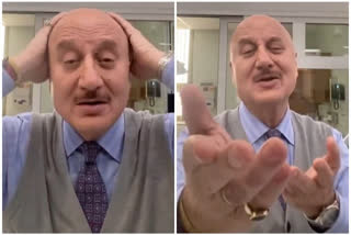 Actor Anupam Kher new video on Bald people