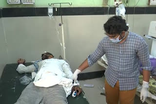 a man attempt to suicide in spandana programme at kurnool dst