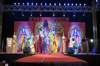 Students walk the ramp and give message of 'Women Empowerment'