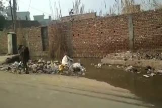 Bawdi Gate become Dumping area in bhiwani