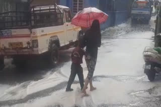 Hail storm in Darjeeling