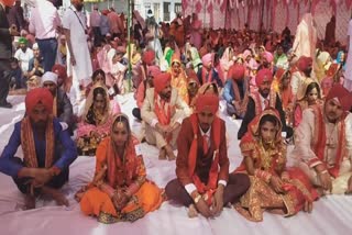 Baba Manmohan Singh Baran Wale conducted 16 couples anad karaj