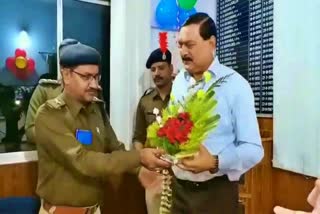 dsp sanjay thakur of bhagalpur range retires