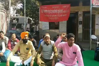 haryana roadways employees protest in ambala