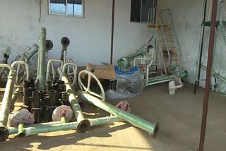 Millions of open gym equipment in junk at rajnandgaon