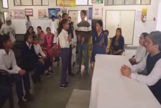 awareness camp organized in palwal civil Hospital on world hearing day