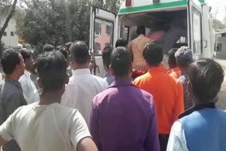 young man got injured due to electric shock In Ujjain