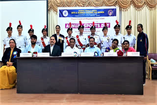 sports day in osmania university in hyderabad