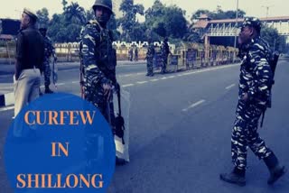 Curfew in Shillong and its adjoining areas continues