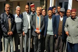 Delegation of Ex-Servicemen in Chamba met DS Thakur, Chairman of District Market Committee