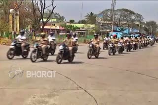 Helmet awareness at Chitradurga