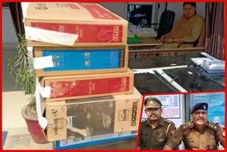 Thieves put expensive LED TVs on sale in Ghaziabad