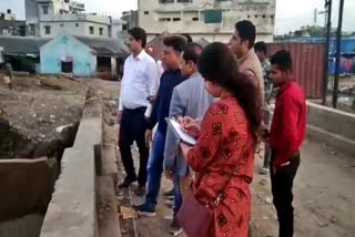 chief engineer visits construction site in ambala