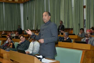 chief minister jairam thakur during budget session 2020
